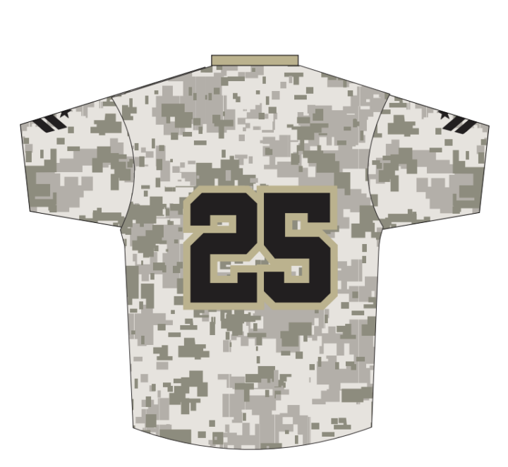 Texas Longhorns Lacrosse Military Jersey - Image 2